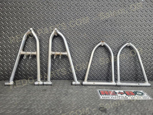 +2 +1 Chrome A Arms No Ball joints Set of 4 *USED* Parts Used