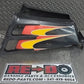 OEM Black Tank Cover w/ Flame Sticker *USED*