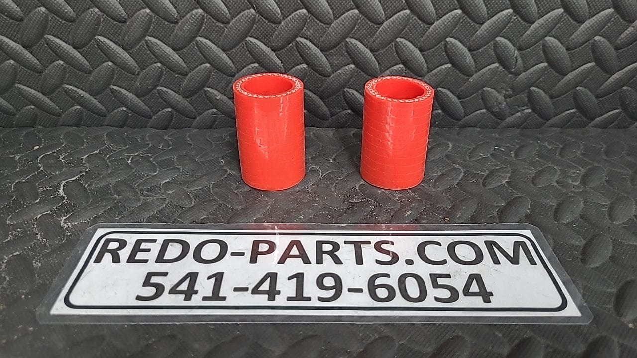 1" Exhaust Coupler Set of 2 Red *NEW*