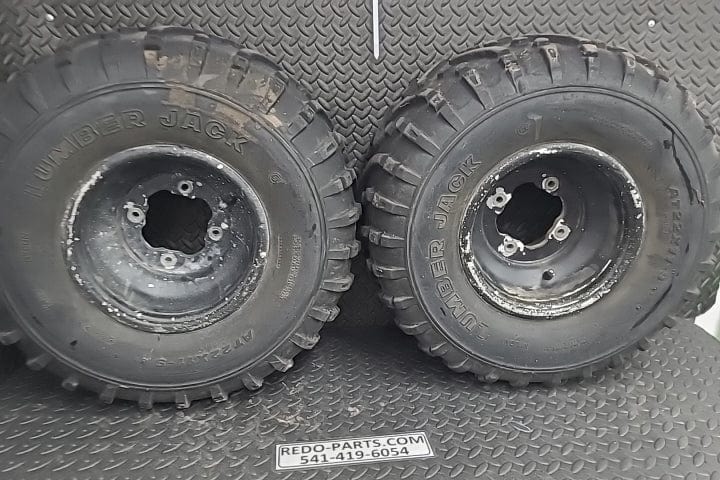 22x11-9 Lumber Jack Rear Tires Set of 2 *USED*