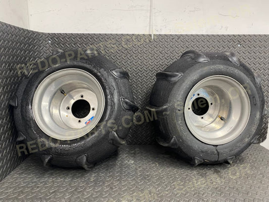 20x10-10 Skat trac 10 Paddle on Douglas Blue Label Aluminum Wheels *USED* Parts - Used