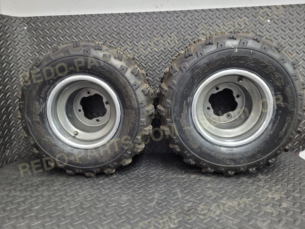 20x10-9 Maxxis Rear Tires Set of 2 *USED* Parts - Used