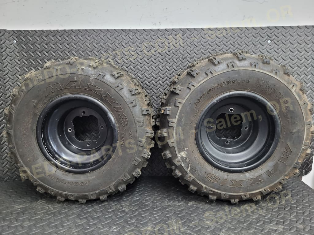 20x10-9 Maxxis Rear Tires Set of 2 *USED* Parts - Used