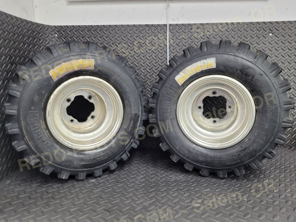 20x10-9 Rear Dirt Tires *USED* Parts - Used