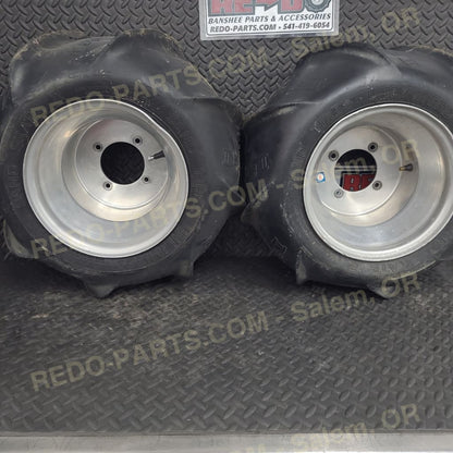 20x11-10 Rear Tires Sand Skate II on Douglas Blue Label *USED* Parts - Used