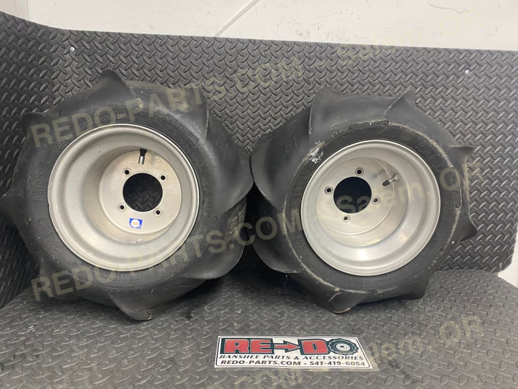 20x11-10 Sand Skate 2s on Aluminum Wheels *USED* Parts - Used