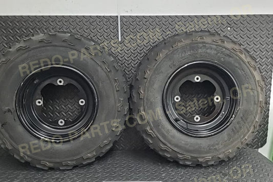 21x7-10 Dunlop KT331 Front Tires Set of 2 *USED* Parts - Used