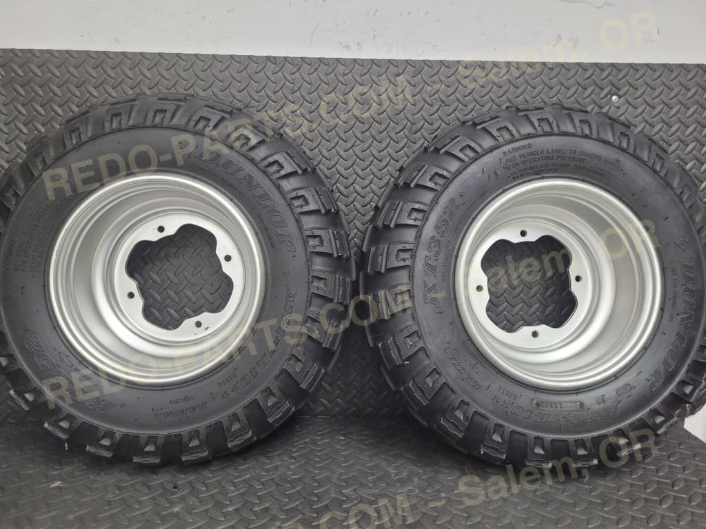 21x7-10 Dunlop KT352 Front Tires Set of 2 *USED* Parts - Used