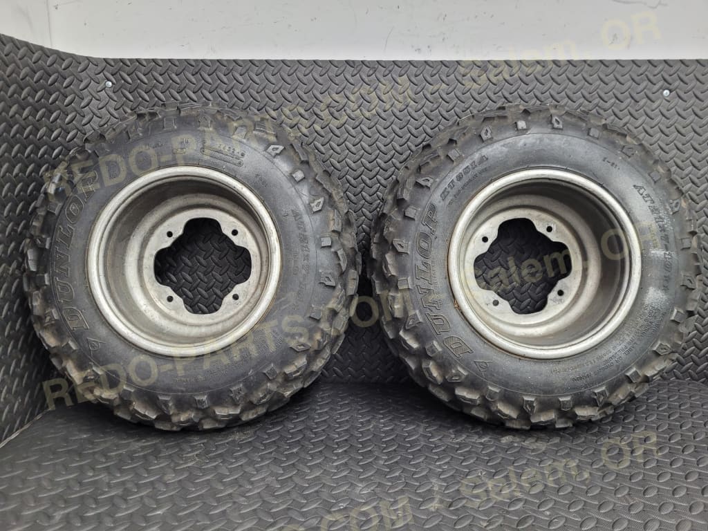 21x7-10 Dunlop KT851A Front Tires Set of 2 Date Code 10/92 *USED