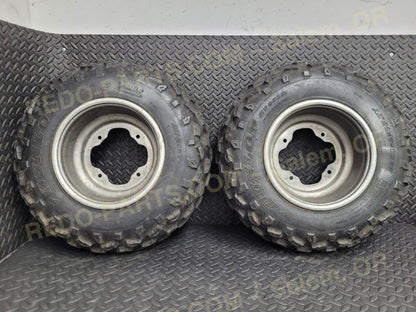 21x7-10 Dunlop KT851A Front Tires Set of 2 Date Code 10/92 *USED* Parts - Used