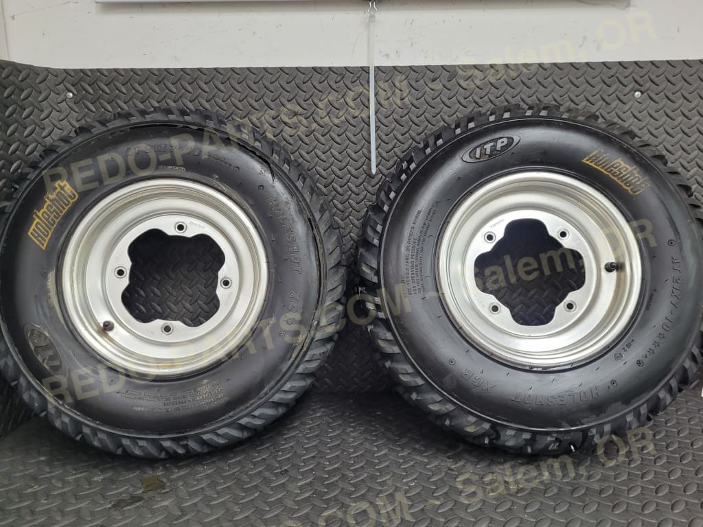 21x7-10 ITP Holeshot Dirt Tires *USED* Parts - Used