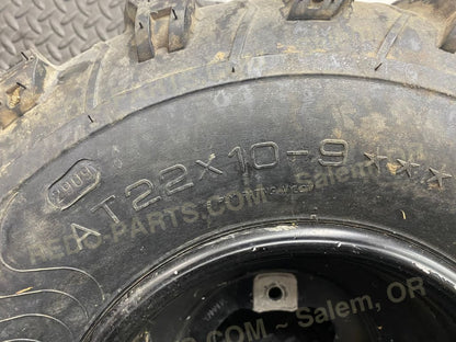 22x10-9 Swamp Fox Tires on OEM Black Wheels *USED* Parts - Used