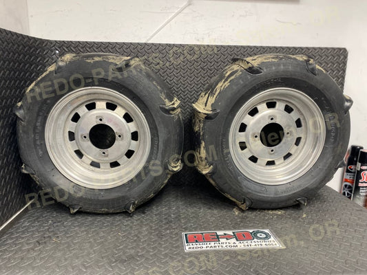 23x10.5-12 Carlisle 8 Blade Paddles on Custom Wheels. *USED* Parts - Used