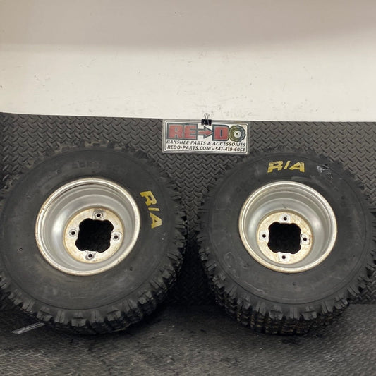 Aftermarket Ground Buster Tires on OEM Wheels. 20-11-9 *USED*