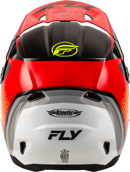 FLY Racing Kinetic Rally Helmet, Red/Black/White *NEW*