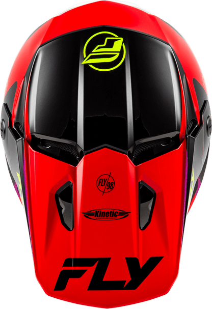 FLY Racing Kinetic Rally Helmet, Red/Black/White *NEW*