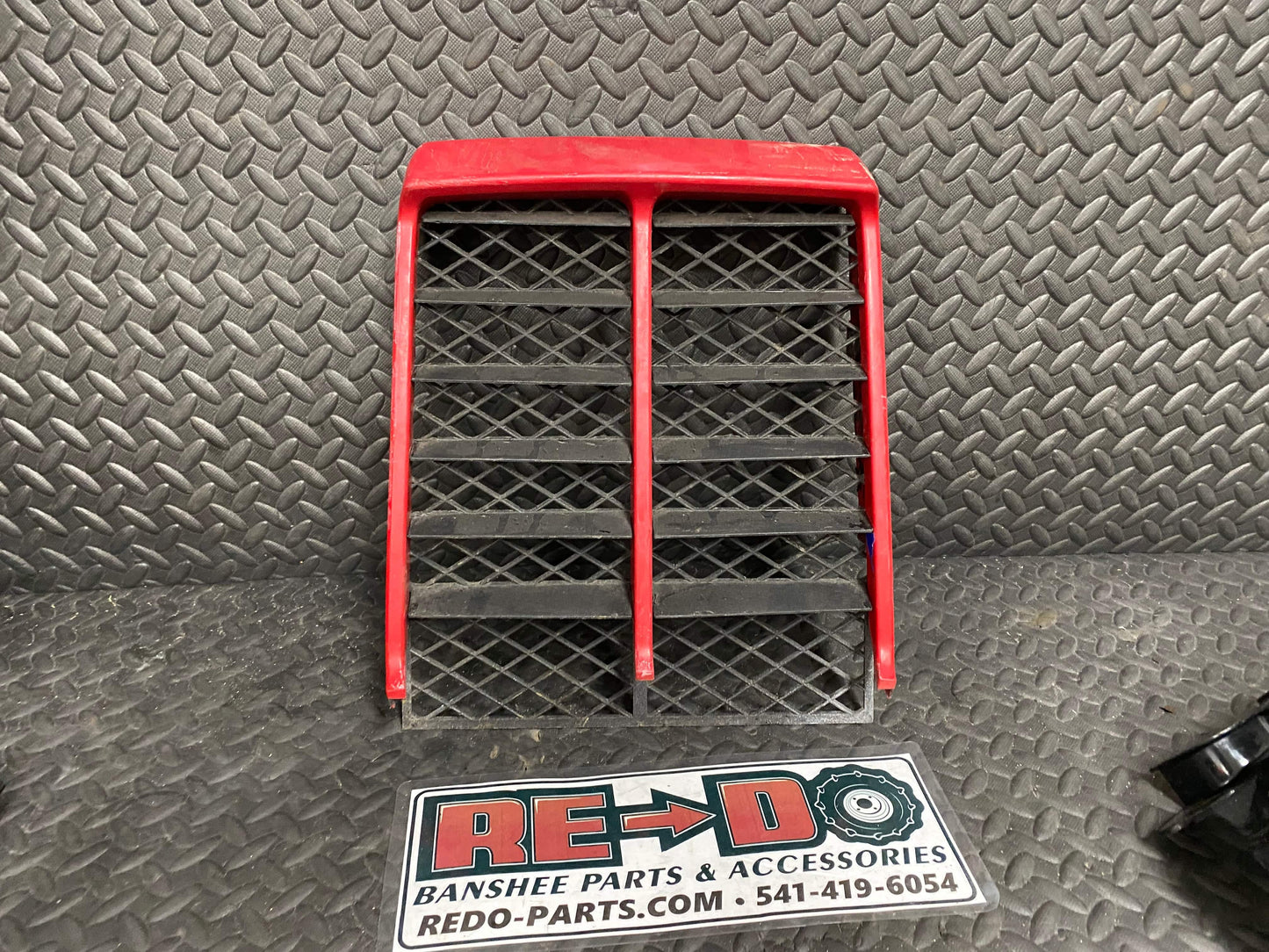 Factory OEM Red Radiator Cover *USED*