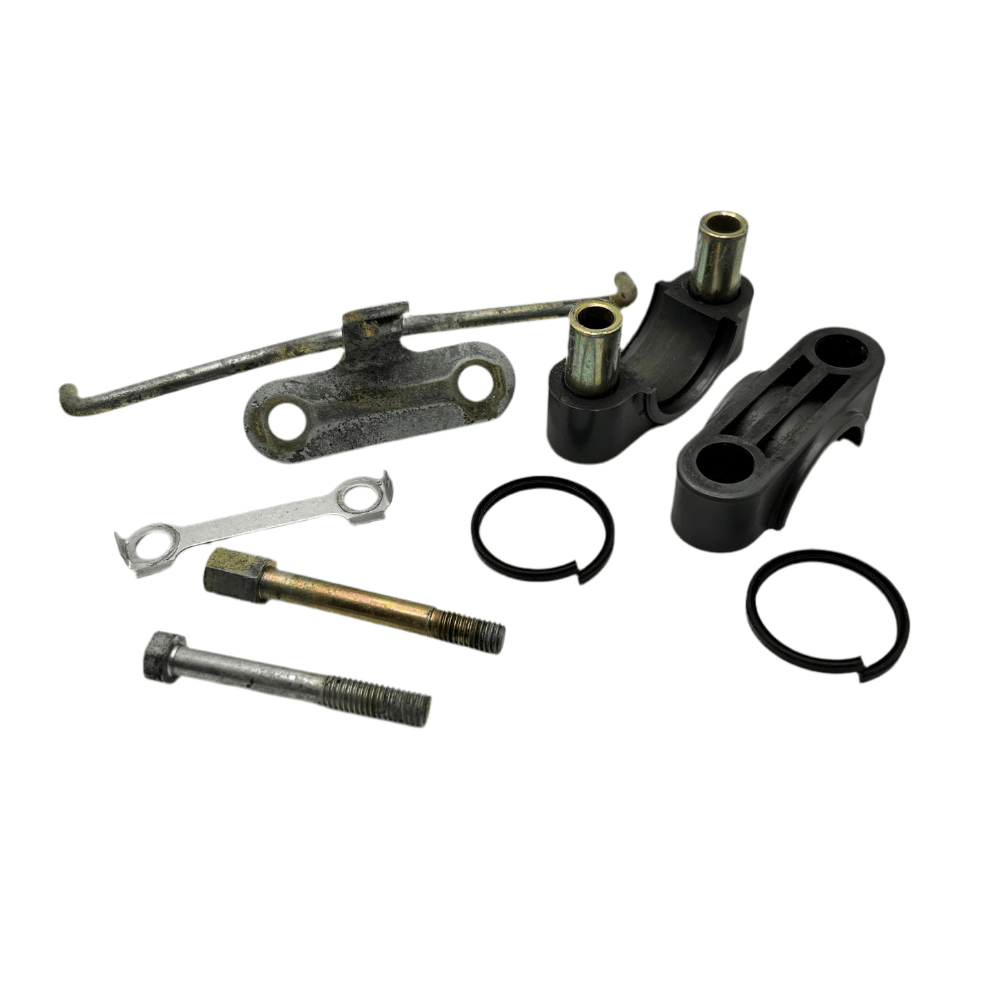 Factory OEM Steering Stem Bushing And Bracket - Radiator Mount, Stock Photo *USED*