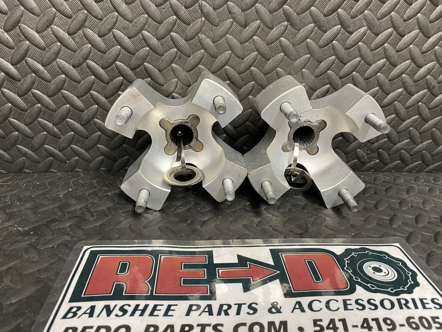 Aftermarket Tusk Hubs with Plus 2” Offset. *USED*