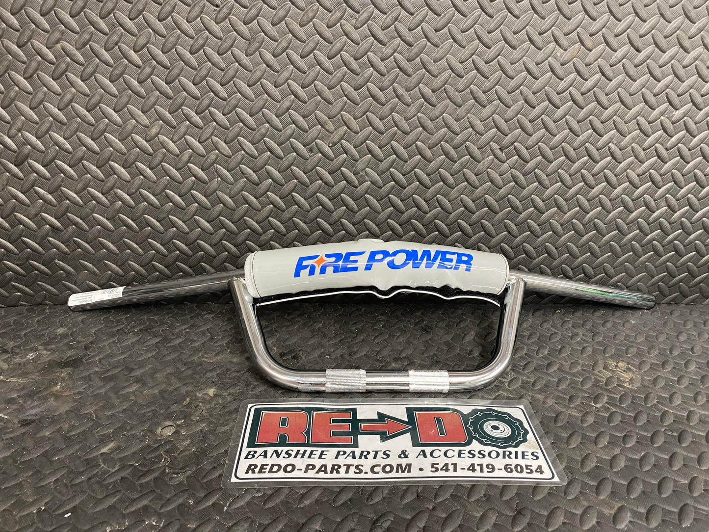 FIRE POWER HANDLEBAR - CSA F-BEND - CHROME *NEW*