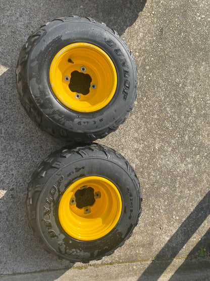 Factory OEM 1995 Yellow Wheels and OEM Tires. *USED*