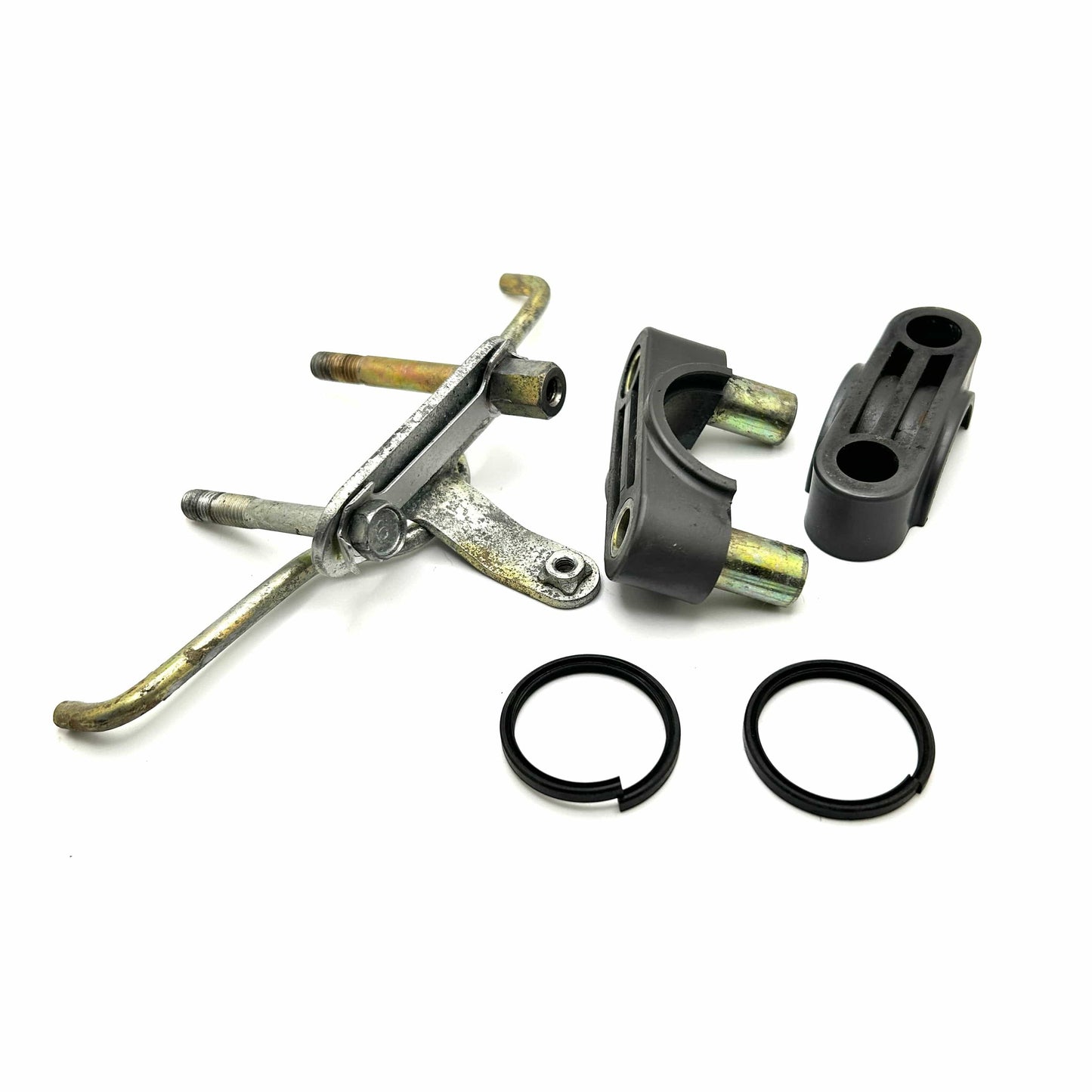 Factory OEM Steering Stem Bushing And Bracket - Radiator Mount, Stock Photo *USED*