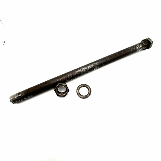 Factory OEM Swingarm Bolt w- Washer and Nut, Stock Photo *USED*