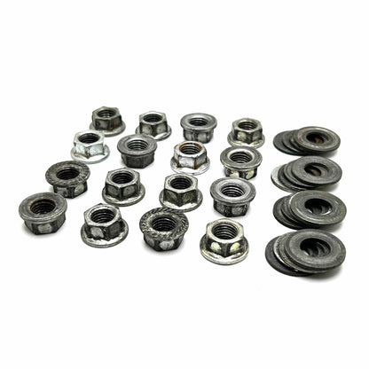 Factory OEM Wheel Nuts w/ Washers - Set of 16, Stock Photo *Used*