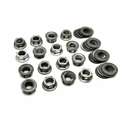 Factory OEM Wheel Nuts w/ Washers - Set of 16, Stock Photo *Used*