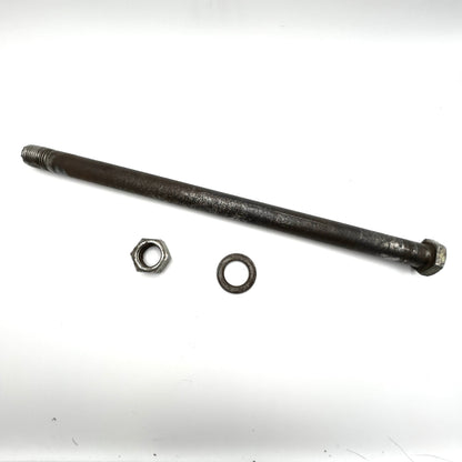 Factory OEM Swingarm Bolt w- Washer and Nut, Stock Photo *USED*