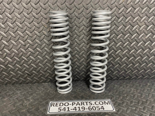 Factory OEM Front Shock Springs Fresh Silver Powder Coating *USED*