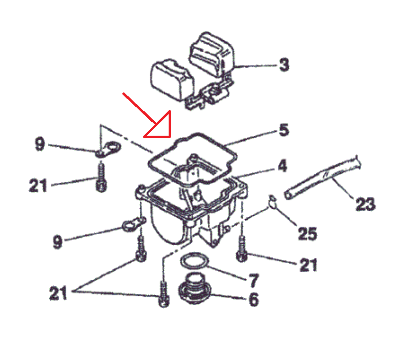 Keihin PWK Float Bowl O-Ring Gasket *NEW*