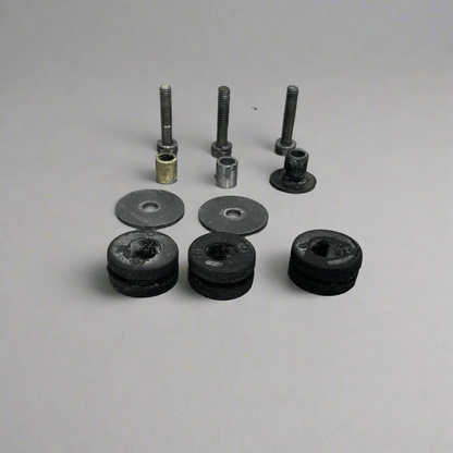 Factory OEM Radiator Bolts and Sleeves w- Grommets, Stock Photo *USED*