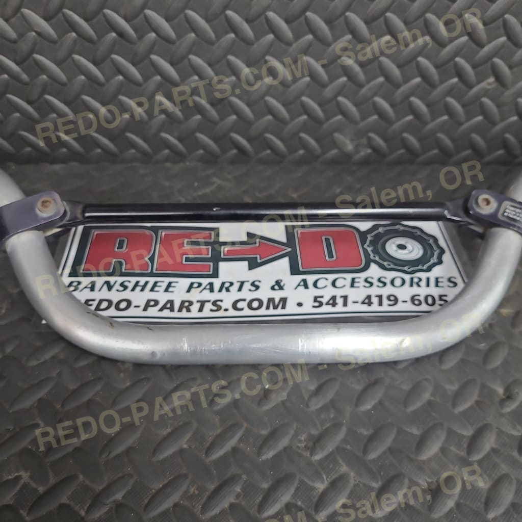 Aftermarket Aluminum Handlebars with Red Grips *USED* Parts - Used
