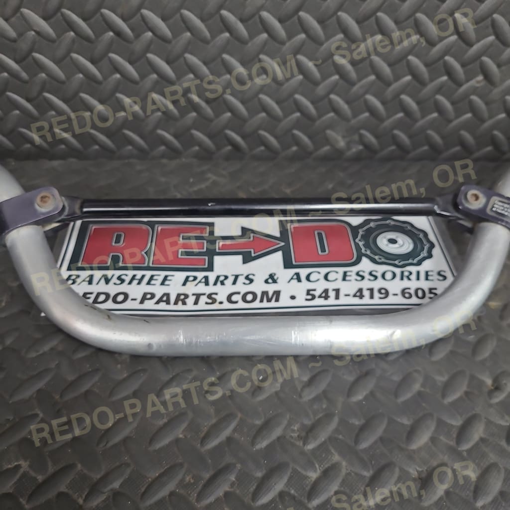 Aftermarket Aluminum Handlebars with Red Grips *USED* Parts - Used