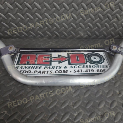Aftermarket Aluminum Handlebars with Red Grips *USED* Parts - Used
