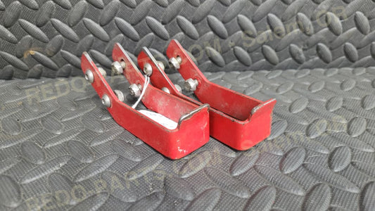 Aftermarket Footpeg Extenders Red *USED* Parts - Used