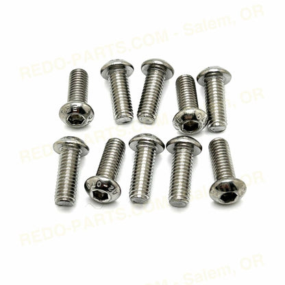 Aftermarket Front Fender Hardware Set Polished Stainless Steel *NEW* Parts - New