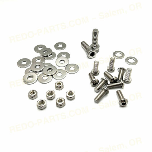 Aftermarket Front Fender Hardware Set Polished Stainless Steel *NEW* Parts - New