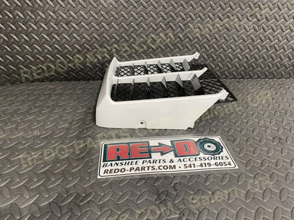 Aftermarket Radiator Cover White. *USED*
