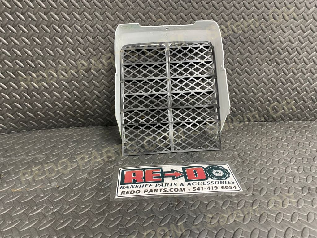 Aftermarket Radiator Cover White. *USED*
