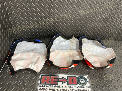 Aftermarket Shock Covers American Flag. *USED* Parts - Used