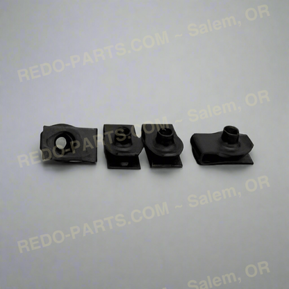 Aftermarket Speed Nut Clips for Fuel Tank Cover and Radiator Shroud - 4pc *NEW* Parts - New
