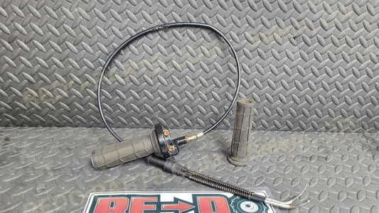 Aftermarket Twist Throttle With Grips and Cable *USED* Parts - Used