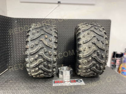 AT 22x10-9 BKT SPORTS /AT-108 Tires on Honda Wheels.*USED* Parts - Used