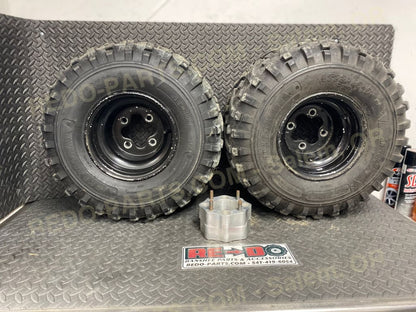 AT 22x10-9 BKT SPORTS /AT-108 Tires on Honda Wheels.*USED* Parts - Used