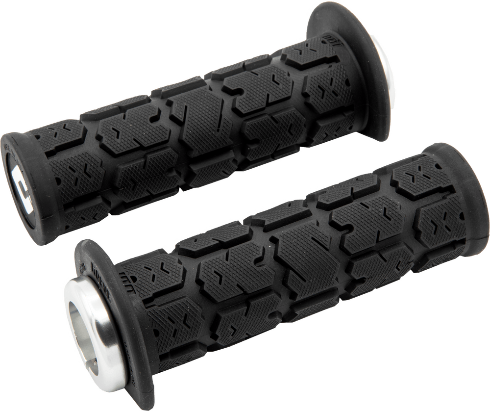 ODI Rogue Lock-On Grips, 125mm, Black/Silver *NEW*