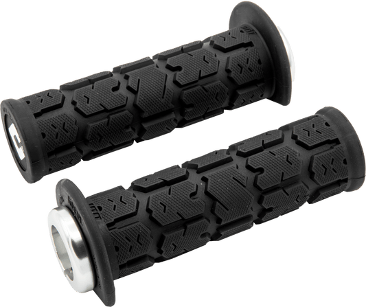 ODI Rogue Lock-On Grips, 125mm, Black/Silver *NEW*