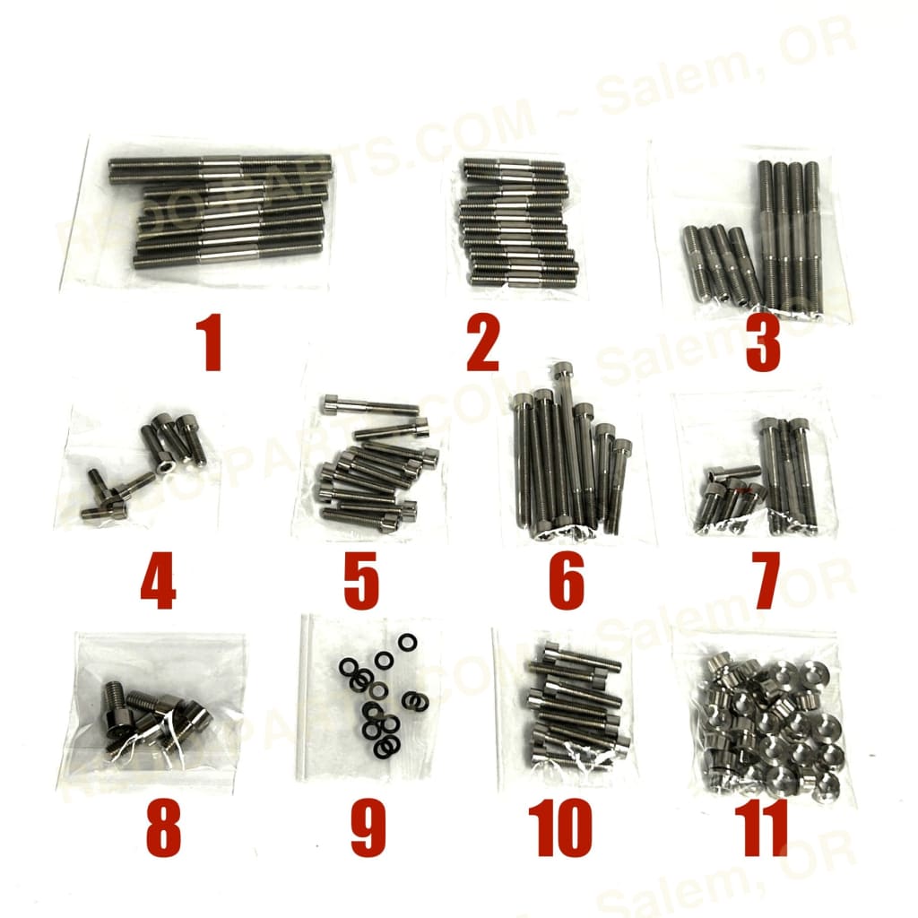 Banshee Titanium Stud Bolt Kit 96 Pcs (NEW) Parts - New