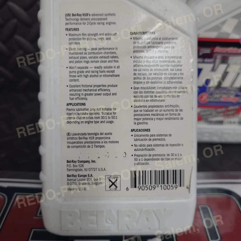 Bel-Rey H1R Race Oil *NEW* (5count 12.8oz Bottles) Parts - New
